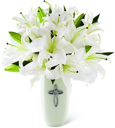 The Faithful Blessings Bouquet from Clifford's where roses are our specialty